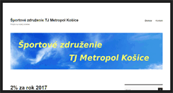 Desktop Screenshot of metropol-ke.sk