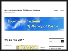 Tablet Screenshot of metropol-ke.sk